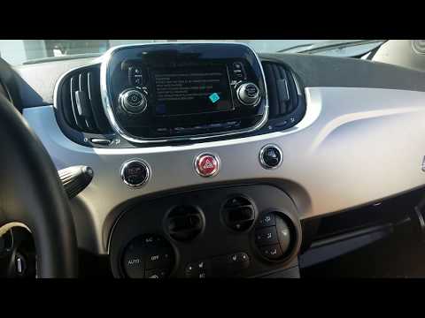 How to Remove Radio / Navigation / Display from Fiat 500e 2018 for Repair.