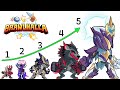 Playing ALL FIVE Battle Pass Progression Skins in Brawlhalla • 1v1 Gameplay