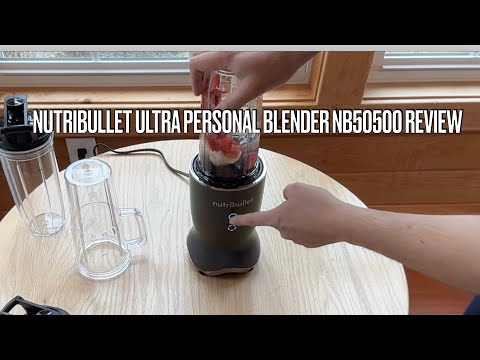 nutribullet Full-Size Blender Combo 1200W – NBF50500 - Dark Gray video review thumbnail