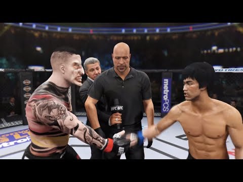 Ominous Ghoul vs. Bruce Lee (EA Sports UFC 2) - CPU vs. CPU