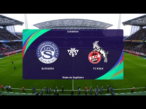 1. FC Slovácko vs 1. FC Köln (28/10/2022) UEFA Europa Conference League PES 2021