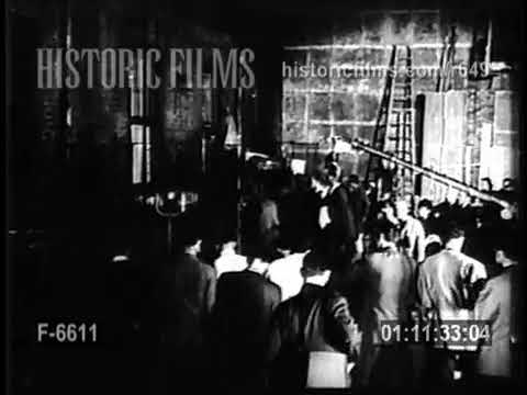 Bobby Driscoll on the set of The Window.