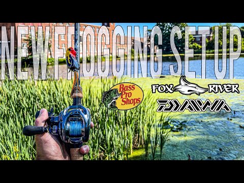 Daiwa Tatula SV + Fox River Rod is My New Frog Fishing Set Up! Bass Pro Shops Foxborough MA
