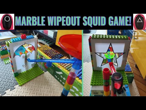Squid Game X Marble Wipeout?! Race 13: Sugar Honeycombs