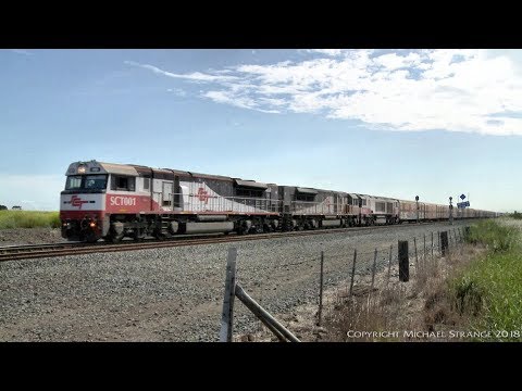 SCT 5PM9 Freight Train - PoathTV Australian Railways