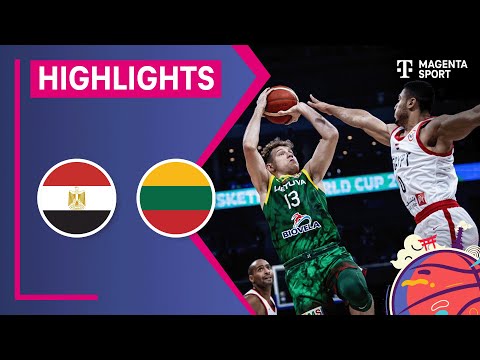 Ägypten - Litauen, Highlights mit Livekommentar | FIBA Basketball-WM 2023 | MAGENTA SPORT