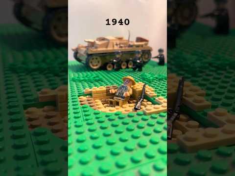Recovering nature. #lego #legoanimation #battle #ww2 #timeline #soldier #tank #stopmotion #nature