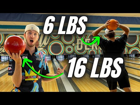 Throwing EVERY WEIGHT Bowling Ball, 6-16 lbs!