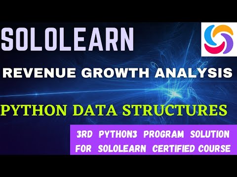 Revenue Growth Analysis Python3 Data Structures Project Answer Python Data Structures Programming