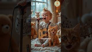Download lagu I Love You Mommy - Cover by cute Baby and Kitty💖 Share to your lovely Mommy #shorts #funnykitty mp3