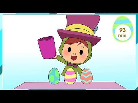 🐣 POCOYO AND NINA - Happy Easter! [93 min] | ANIMATED CARTOON for Children | FULL episodes