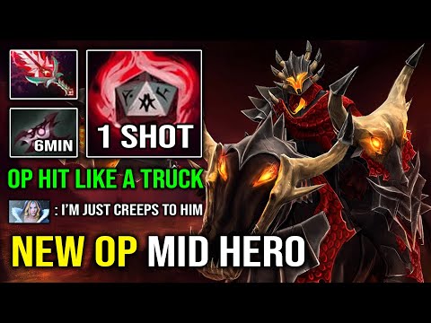 NEW OP MID HERO 1 Shot Reality Rift 6Min Armlet Chaos Knight Brutal Hard Carry Dota 2