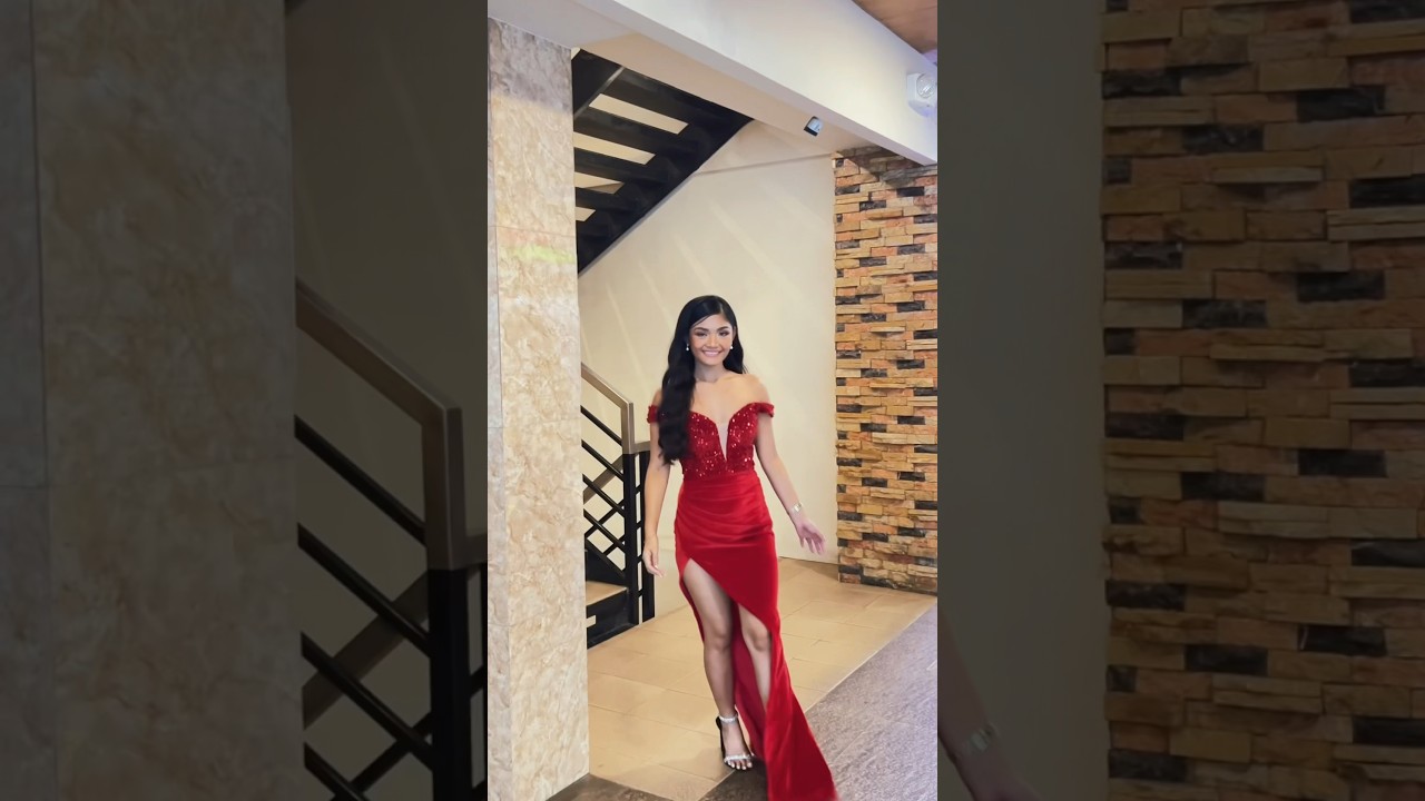 Red Velvet Gown #missG #glitterygown #fashion #gown #dress #ootd #formalgown #redgown