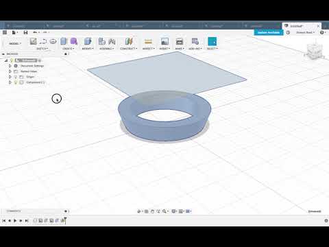 Fusion 360. Creating an "Offset Plane"