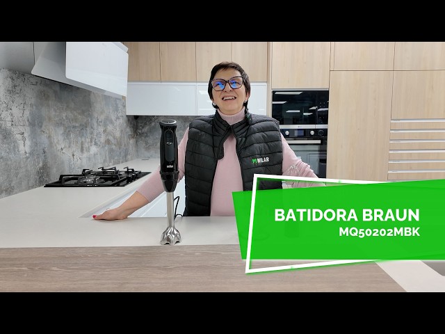 Vídeo relacionado con Braun MultiQuick 5 MQ 50001 M, Batidora de Mano con Tecnología PowerBell Plus, Minipimer 21 Velocidades+Turbo, Sistema Easy Click Plus, Batidora Ergonómica, Eje de Acero, Vaso de 600ml, 1000W, Blanco