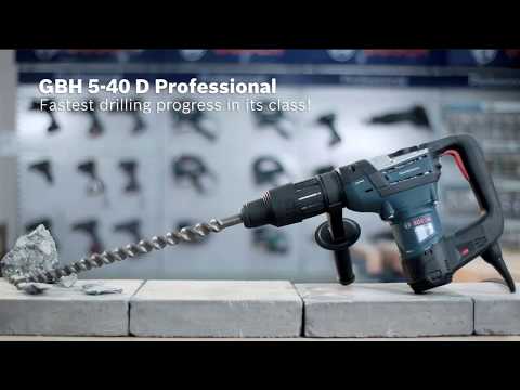 Bosch GBH 5-40 D Professional Rotary hammer With SDS Plus | Concrete Drilling Machine. Chipping Tool