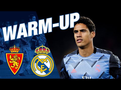 Real Zaragoza vs Real Madrid | Watch our warm-up at La Romareda!