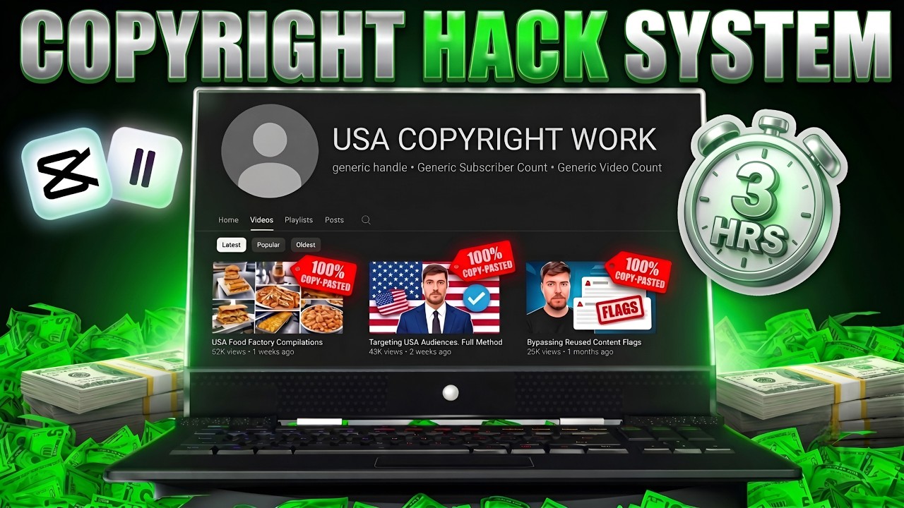 How to Use USA Copyright Content Legally (Full Course) : YouTube Automation