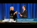 Juicing with MARTHA STEWART, Part 2 - Late Night with.