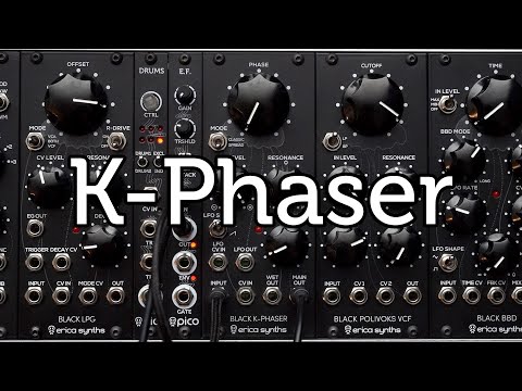 Erica Synths Black K-Phaser Phase Shifter [DEMO] image 2