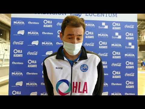 Rueda de prensa Pedro Rivero, previa HLA Alicante Tau Castelló partido 1 playoff