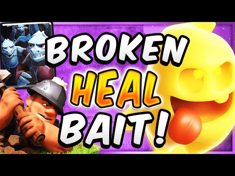UNREAL! NEW MINER CYCLE DECK NEVER DIES w/ HEAL SPIRIT! — Clash Royale