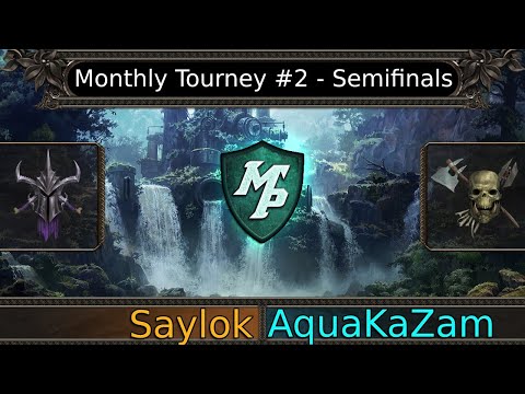 SpellForce 3: Saylok vs AquaKazam - Meta Plays Monthly Tournament #2 - Semifinals