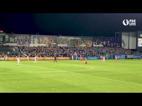 Kibice Stali Rzeszów na wyjeździe do Bruk-Bet Termaliki Nieciecza (doping)