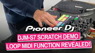 Video thumbnail for Pioneer DJ DJM-S7 Mixer - New Loop Midi Function! [Scratch Demo] by Digital DJ Tips