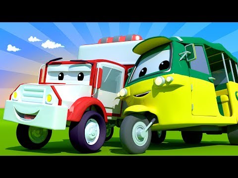 Amber la Ambulancia - Tao el TUK TUK No Para de ESTORNUDAR - Dibujos Animados Educativos