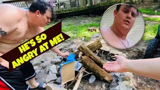 Burning My Husbands Shoes Prank! He Was So Mad!