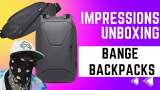 BANGE Laptop backpack | Shoulder Bag unboxing and Impressions