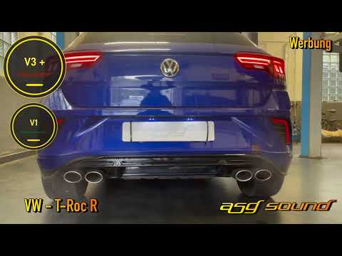 VW T-Roc R | V1/V3+ | ASG Sound | Sportauspuff