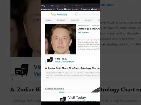 Elon musk Birth Chart, Cancer Season. #astrology #cancerastrology #elonmusk #zodiac