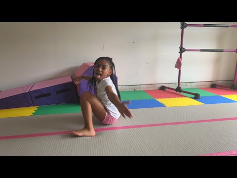 Practicing Gymnastics Moves