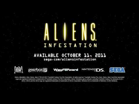 Aliens Infestation Nintendo DS Official Gameplay Trailer