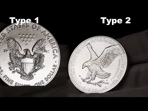 Comparing Silver Eagles - Type 1 vs Type 2