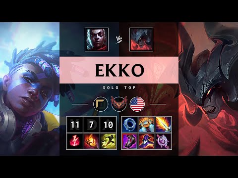 Ekko Top vs Aatrox - NA Grandmaster Patch 25.17