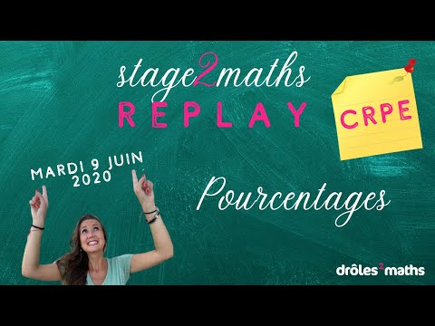 Replay Stage CRPE - Pourcentages