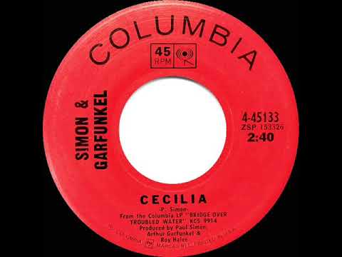 1970 HITS ARCHIVE: Cecilia - Simon & Garfunkel (a #1 record--mono 45)