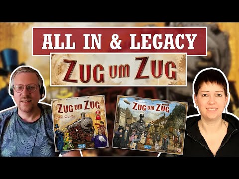 Zug um Zug Brettspiele ALL IN & Zug um Zug Legacy -Infos über alle Zug um Zug Brettspiele mit Robert