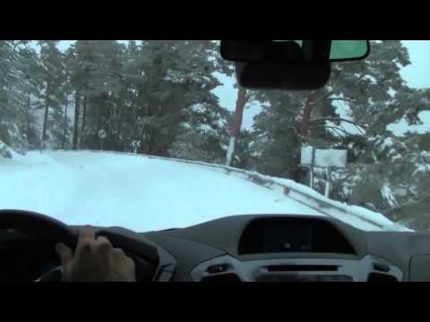 Ford Tourneo Custom. Conducción sobre nieve