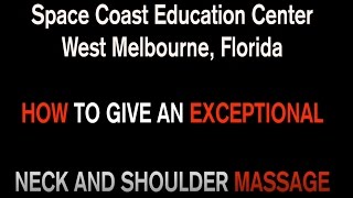 Space Coast Education Center - Massage Lesson
