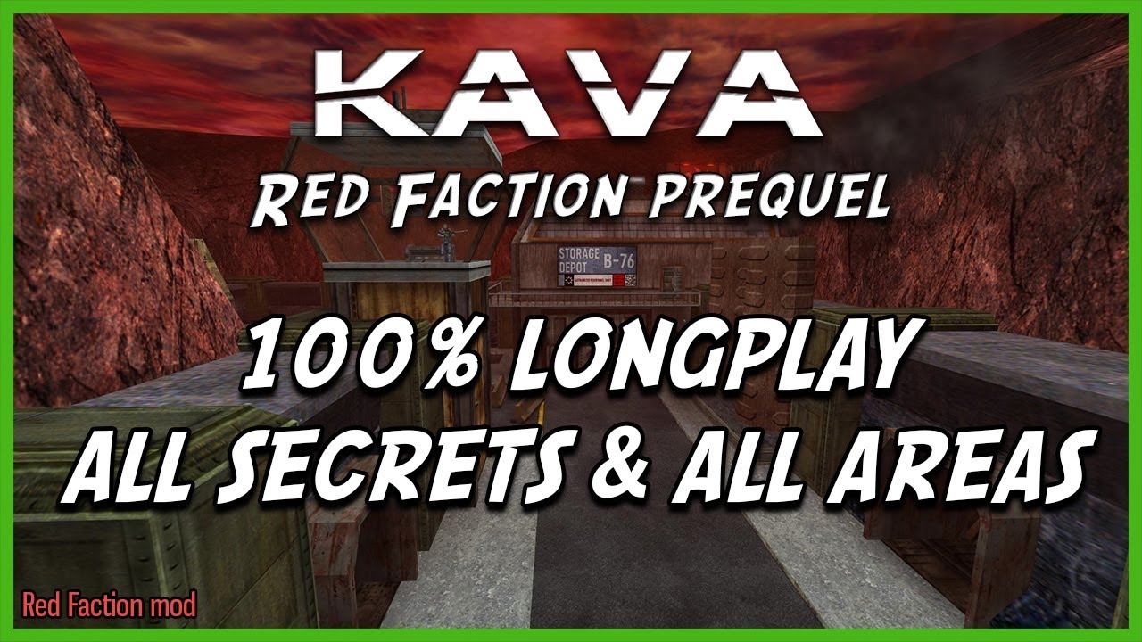Kava (Red Faction Prequel) - 100% Longplay (All Secrets)