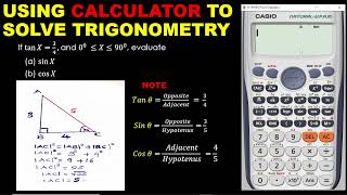 Download the video "HOW TO USE CALCULATOR TO SOLVE TRIGONOMETRY- PART 1"