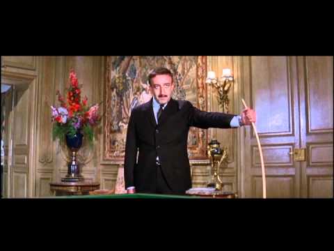 Inspector Clouseau plays billiards