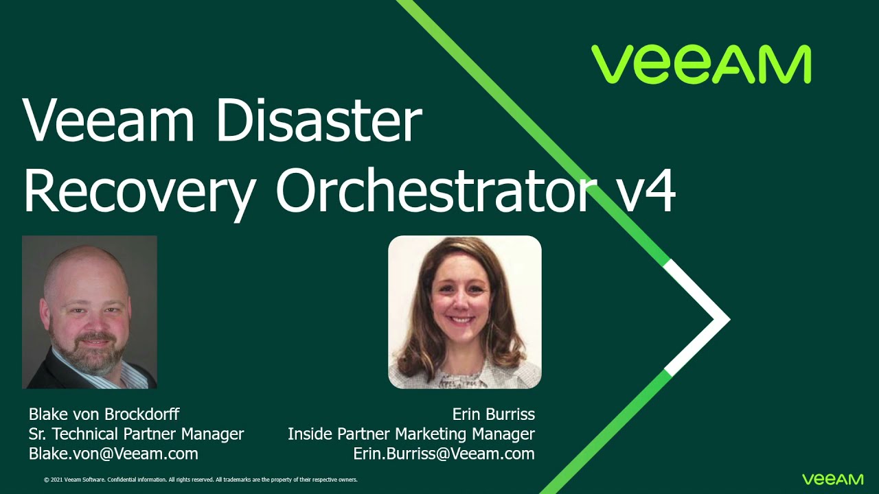 Veeam Disaster Recovery Orchestrator v4: Understanding DR Pack and selling the solution video