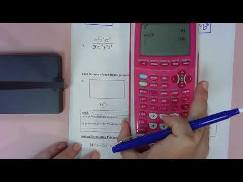 Algebra 2 (s1) 3.1 notes (part 1) Properties of Exponents