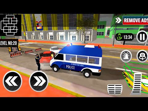 Policeman Ambulance Van Driving 911 Emergency Rescue Driving Simulator   Android Gameplay