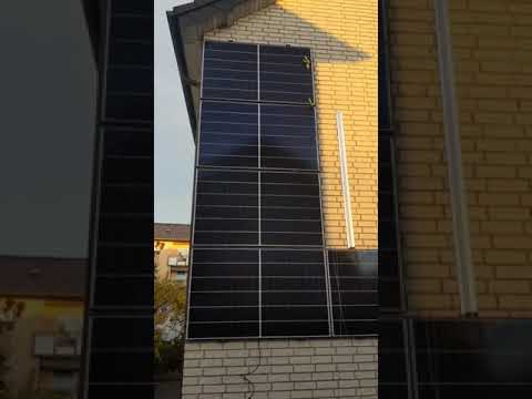 Fassaden PV nimmt Formen an.